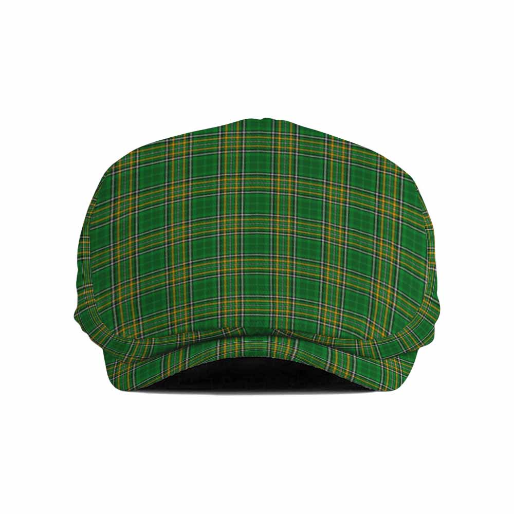 Ireland National Tartan Jeff Cap, Tartan Flat Cap