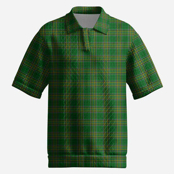 Ireland National Tartan Men’s Polo Sweater Top