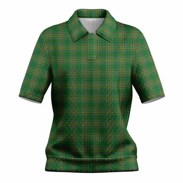 Ireland National Tartan Women’s Polo Sweater Top