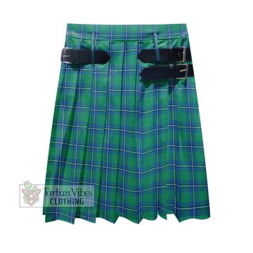 Irvine Ancient Tartan Men's Pleated Skirt - Fashion Casual Retro Scottish Kilt Style