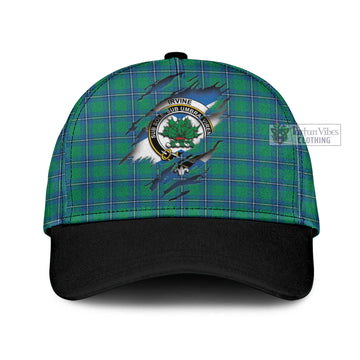 Irvine Ancient Tartan Classic Cap with Family Crest In Me Style