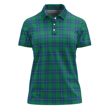 Irvine Tartan Polo Shirt For Women - Tartan Vibes Clothing
