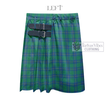 Irvine Ancient Tartan Men's Pleated Skirt - Fashion Casual Retro Scottish Kilt Style