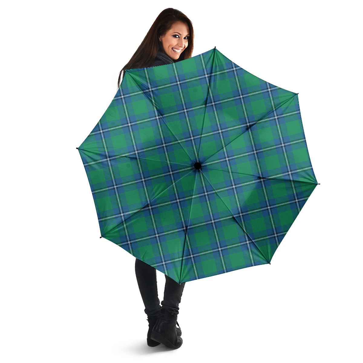 Irvine Ancient Tartan Umbrella - Tartanvibesclothing