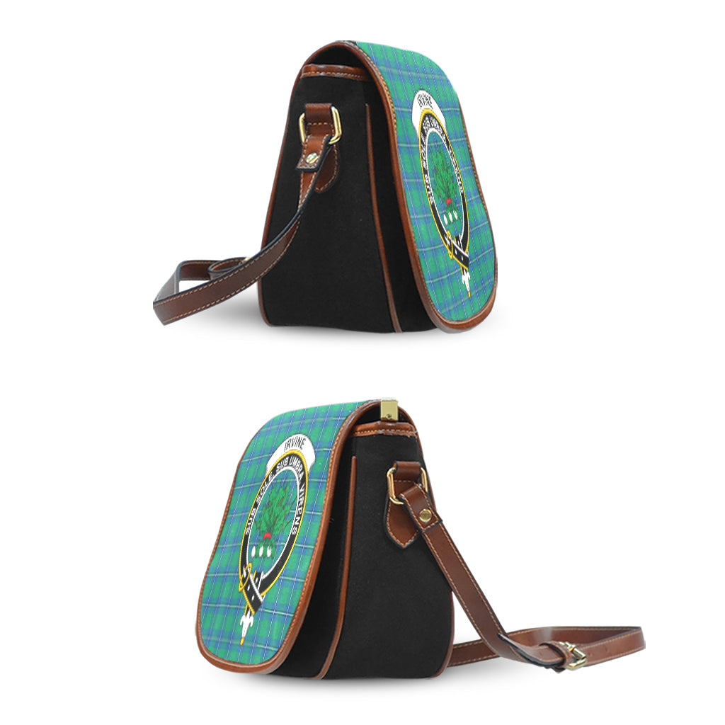 irvine-ancient-tartan-saddle-bag-with-family-crest