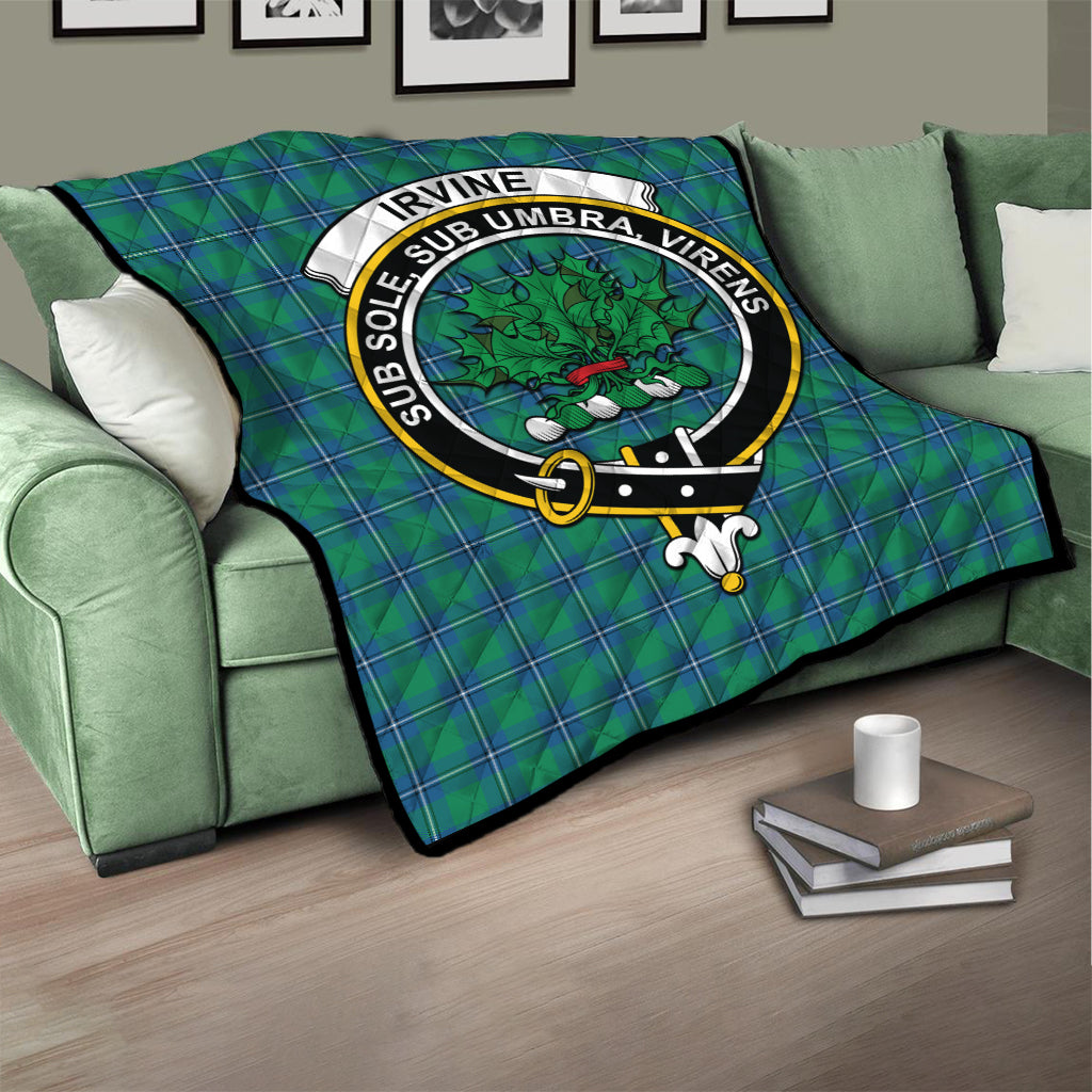 irvine-ancient-tartan-quilt-with-family-crest