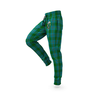 Irvine of Bonshaw Tartan Joggers Pants with Family Crest