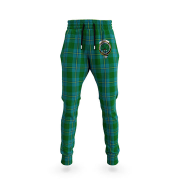 Irvine of Bonshaw Tartan Joggers Pants with Family Crest