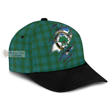 Irvine of Bonshaw Tartan Classic Cap with Family Crest In Me Style