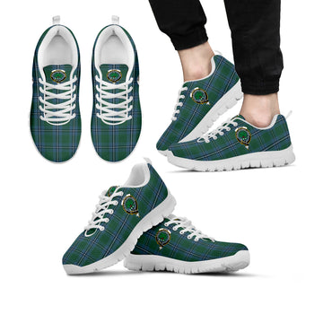 Irvine of Drum Tartan Sneakers with Family Crest