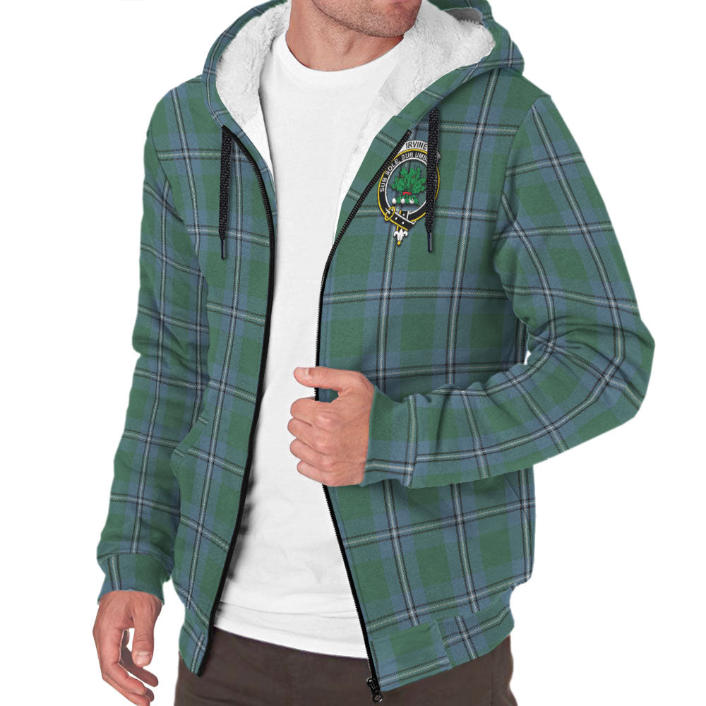 irvine-of-drum-tartan-sherpa-hoodie-with-family-crest