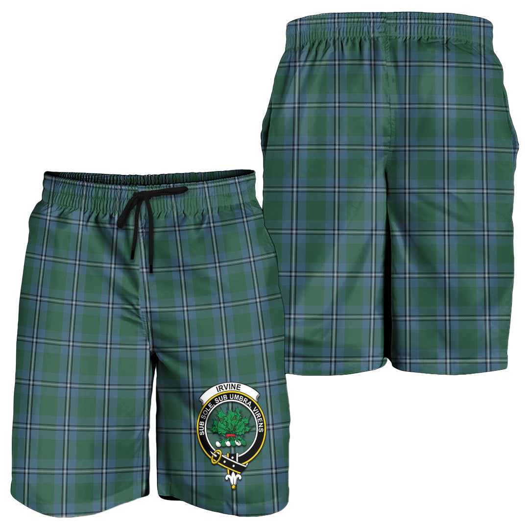 irvine-of-drum-tartan-mens-shorts-with-family-crest