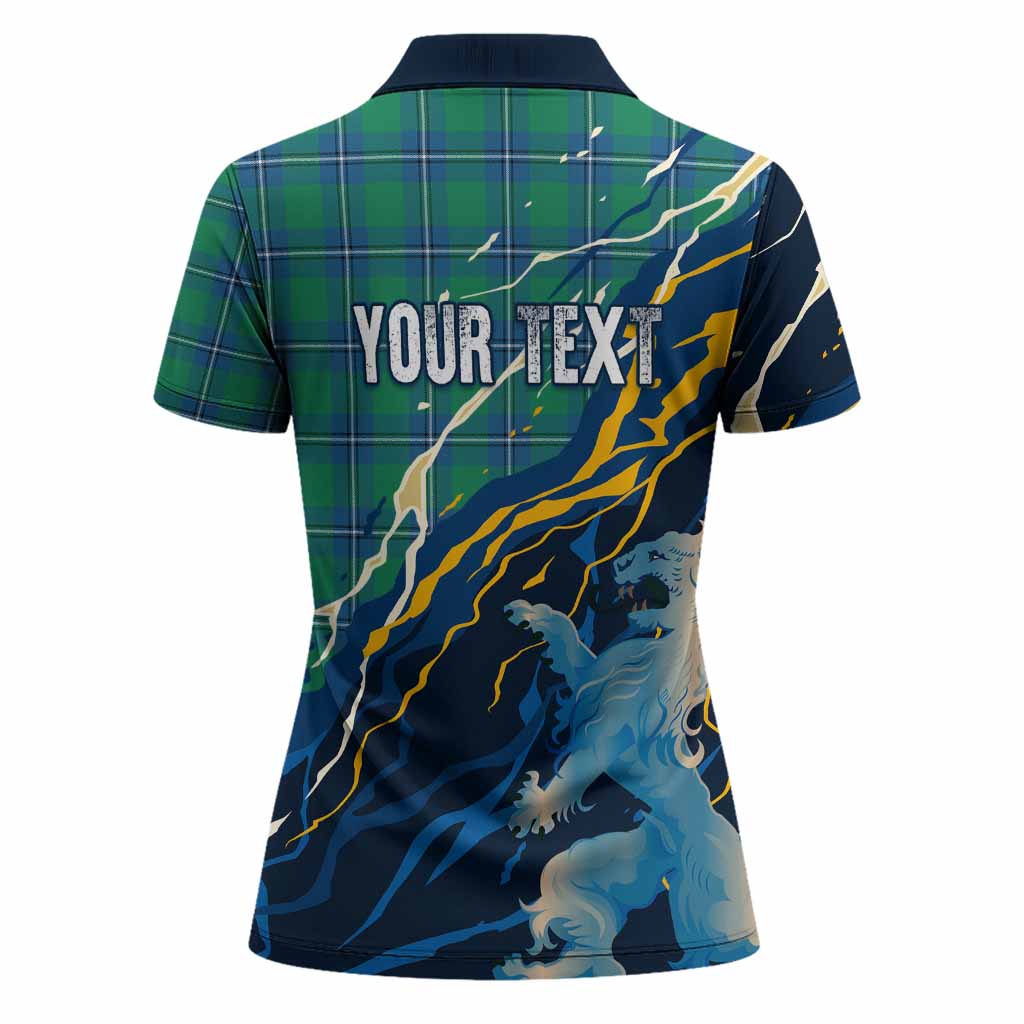Irvine Scotland Tartan Women Polo Shirt WC2026 Football - We'll Be Coming
