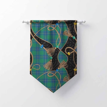 Irvine Scottish Tartan Twisted Ropes Stylized Gonfalon Chevron - Tartan Vibes Clothing