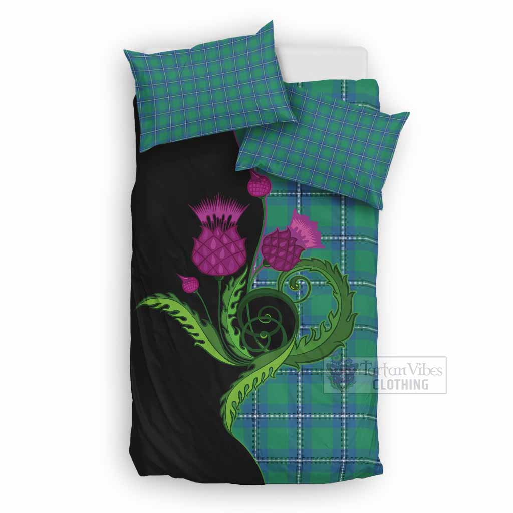 Irvine Tartan Bedding Set Traditional Scottish Thistle UK Bedding Set UK Double 79*79 inch - Tartan Vibes Clothing