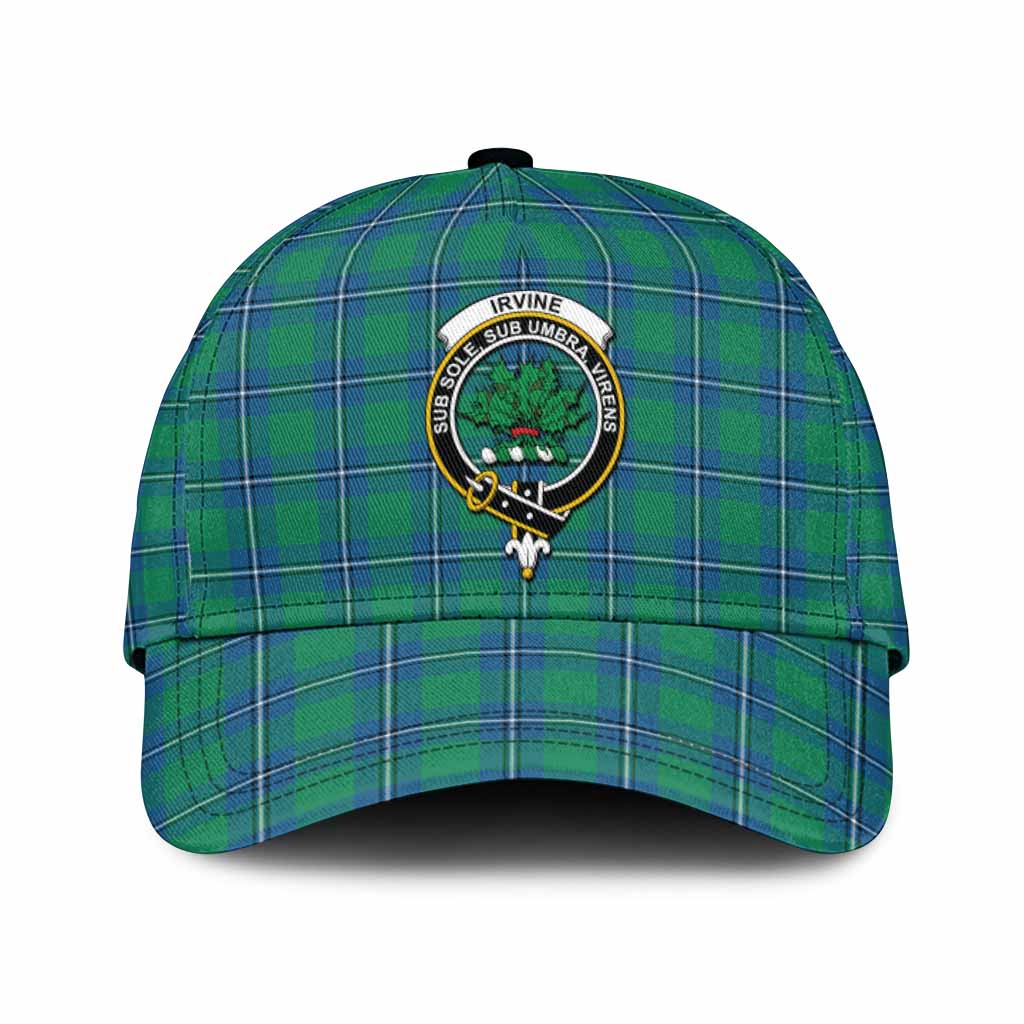 Irvine Tartan Classic Cap with Family Crest