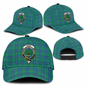 Irvine Tartan Classic Cap with Family Crest