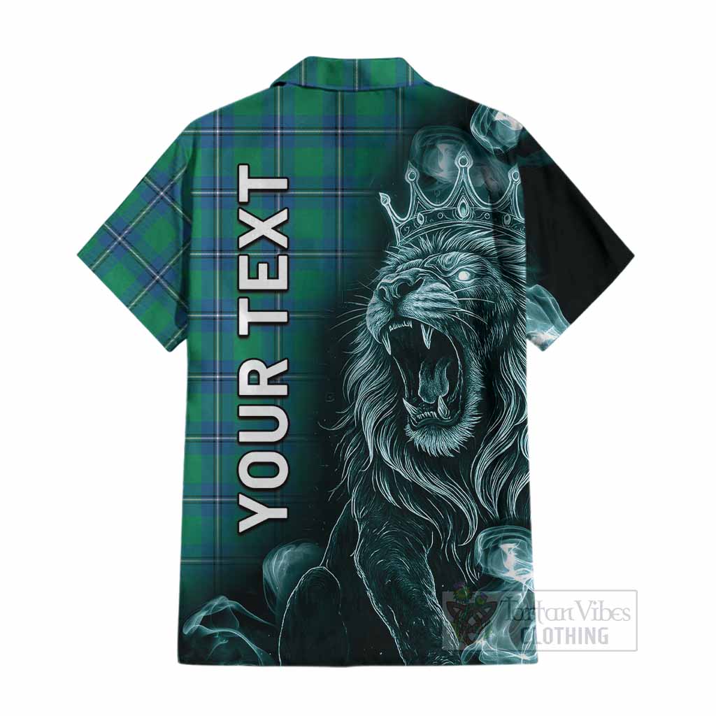 Irvine Tartan Cotton Hawaiian Shirt Roaring Lion Heritage