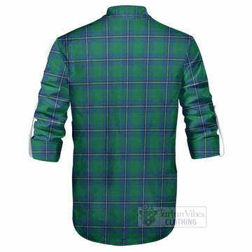 Irvine Tartan Crest Ghillie Shirt Ferocious Lion Style