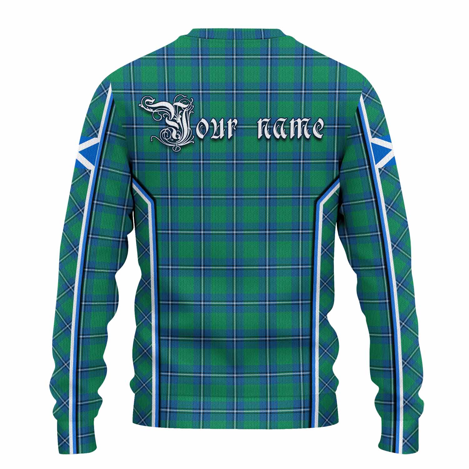 Irvine Tartan Crest Knitted Sweater Scotland Coat of Arm Flag Style - Tartan Vibes Clothing