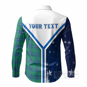 Irvine Tartan Crest Long Sleeve Button Shirts Scottish-American Heritage