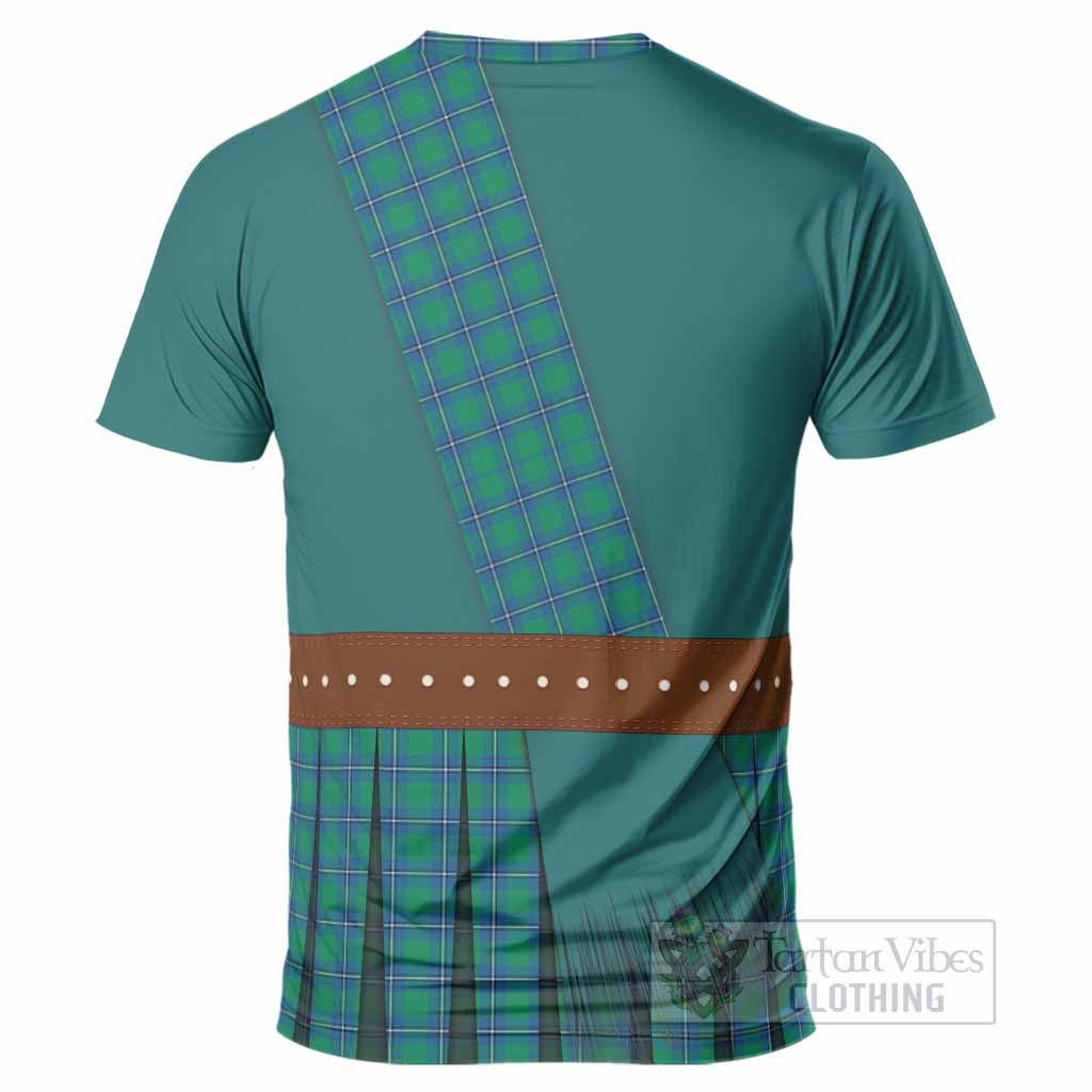 Irvine Tartan Crest T-Shirt Kilt Costume Style
