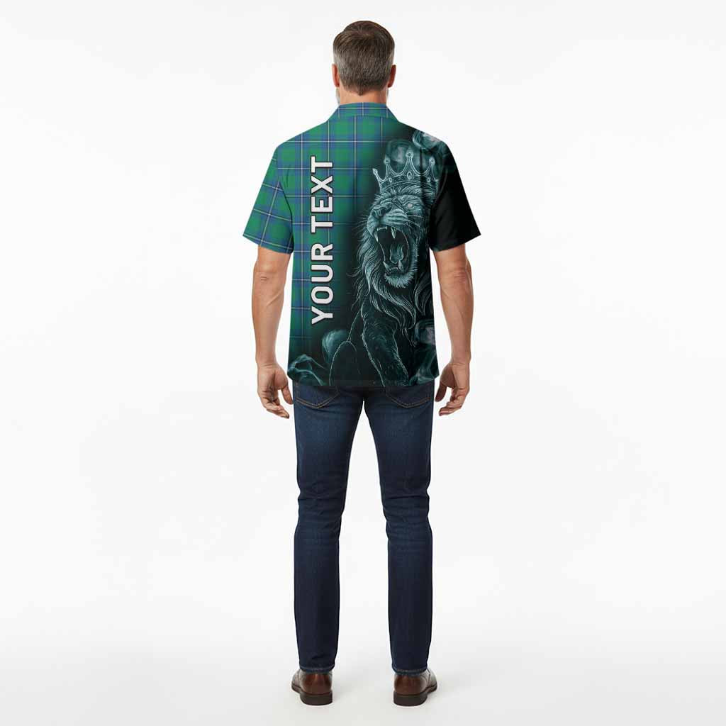 Irvine Tartan Hawaiian Shirt Roaring Lion Heritage