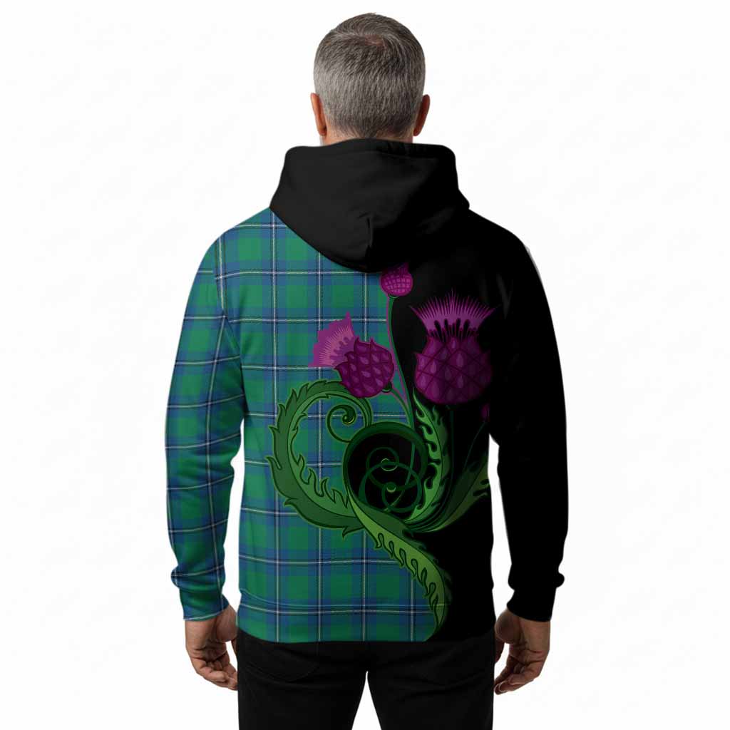 Irvine Tartan Hoodie Traditional Scottish Thistle