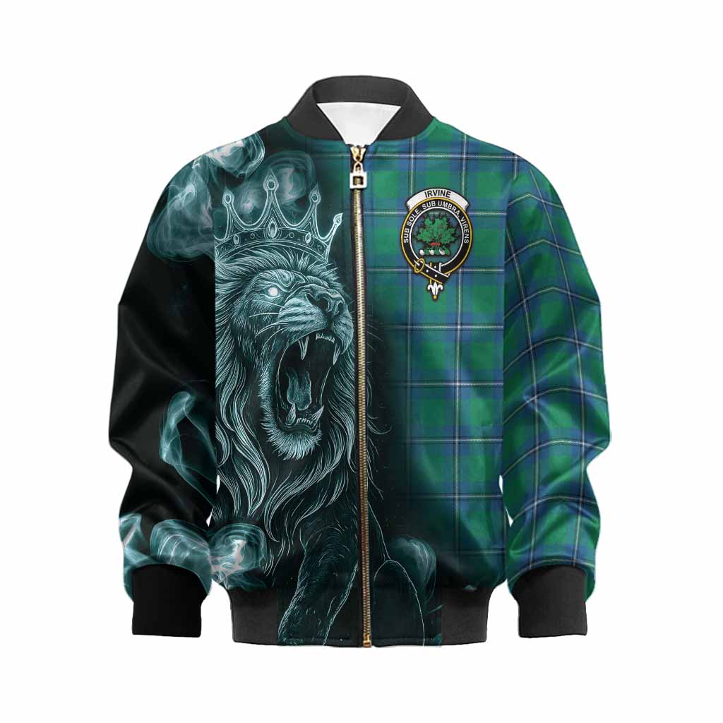 Irvine Tartan Kid Bomber Jacket Roaring Lion Heritage