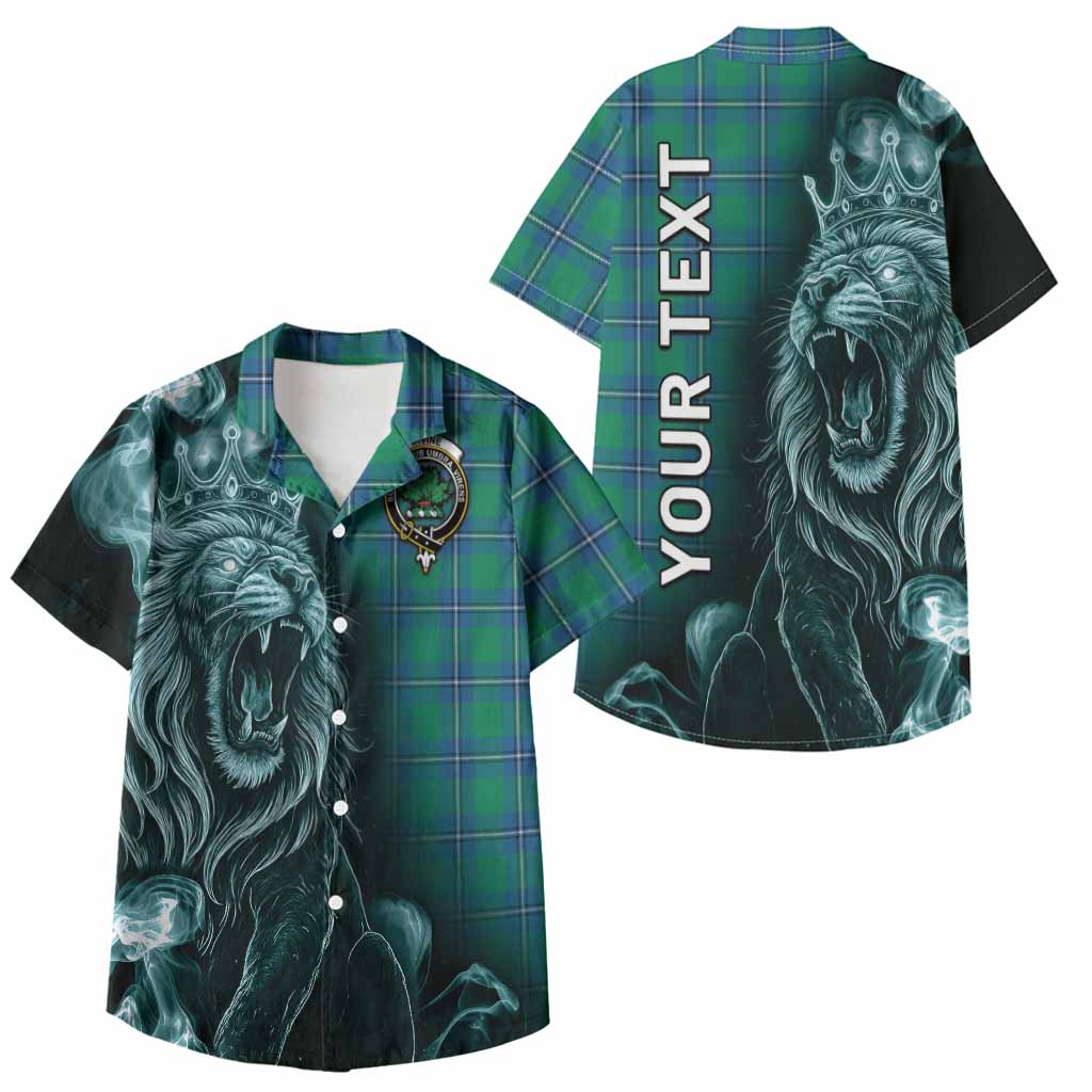 Irvine Tartan Kid Hawaiian Shirt Roaring Lion Heritage