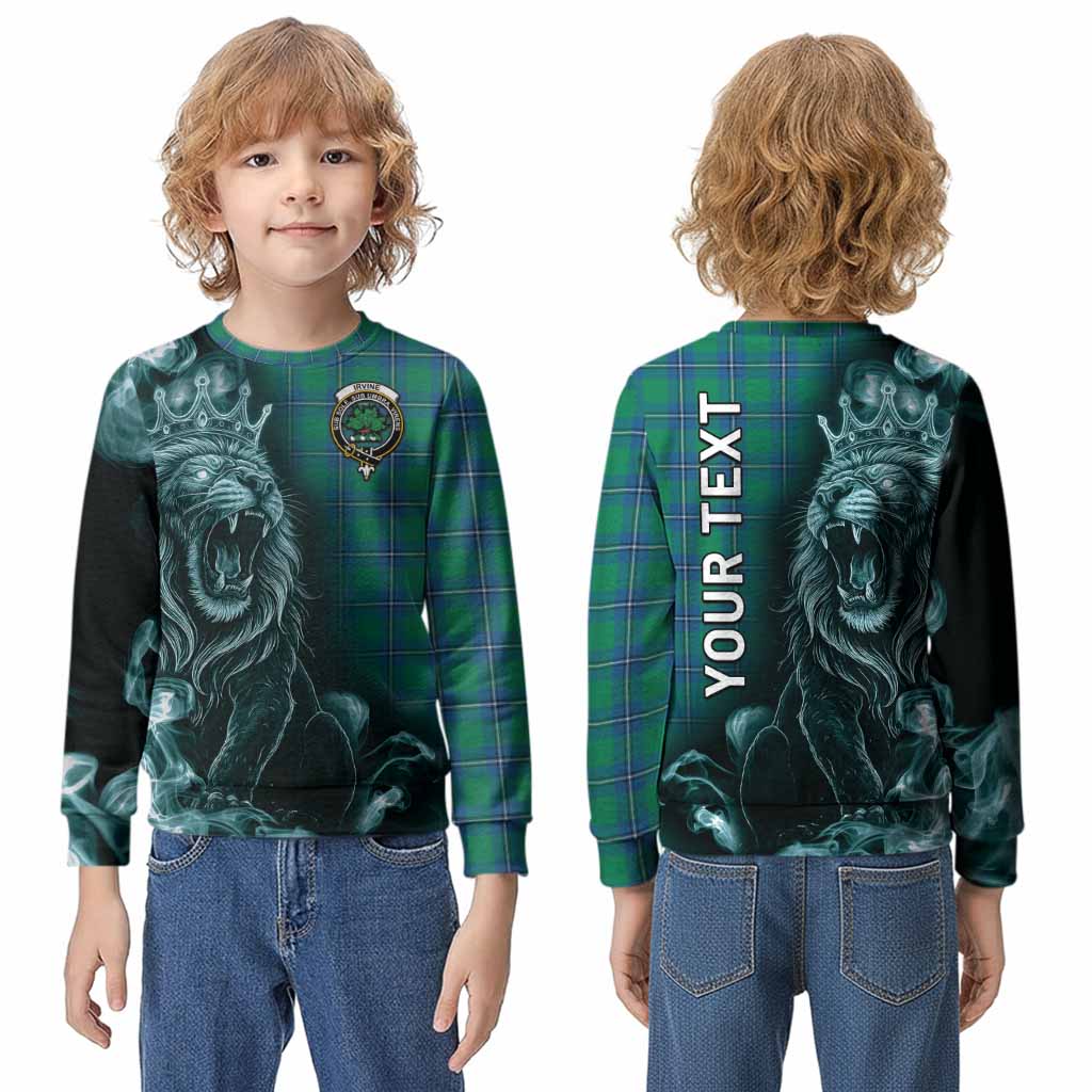 Irvine Tartan Kid Knitted Sweatshirt Roaring Lion Heritage