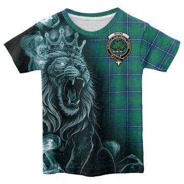 Irvine Tartan Kid T-shirt Roaring Lion Heritage