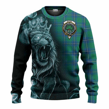 Irvine Tartan Knitted Sweater Roaring Lion Heritage