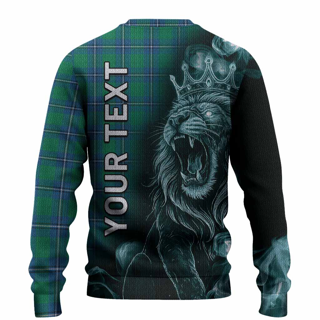 Irvine Tartan Knitted Sweater Roaring Lion Heritage