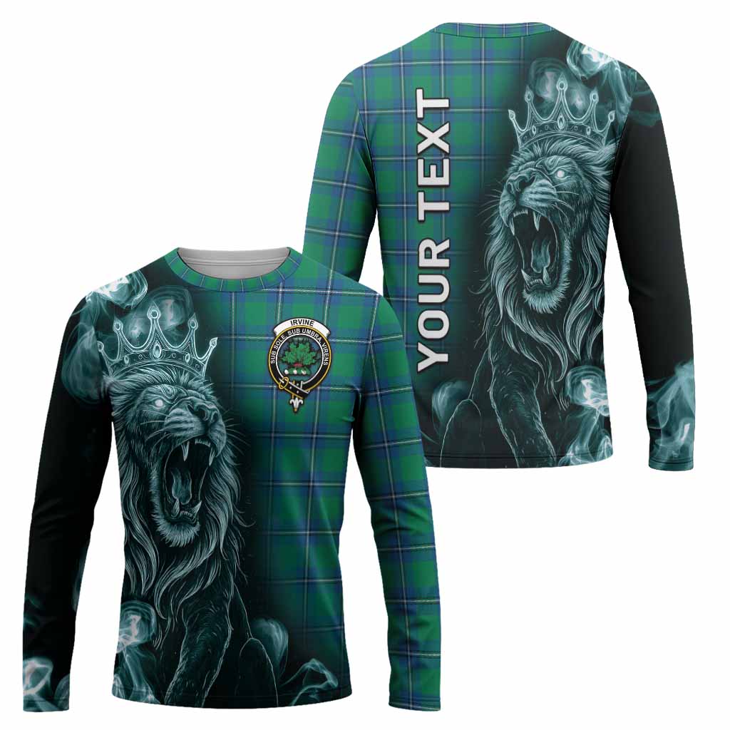 Irvine Tartan Long Sleeve T-Shirt Roaring Lion Heritage