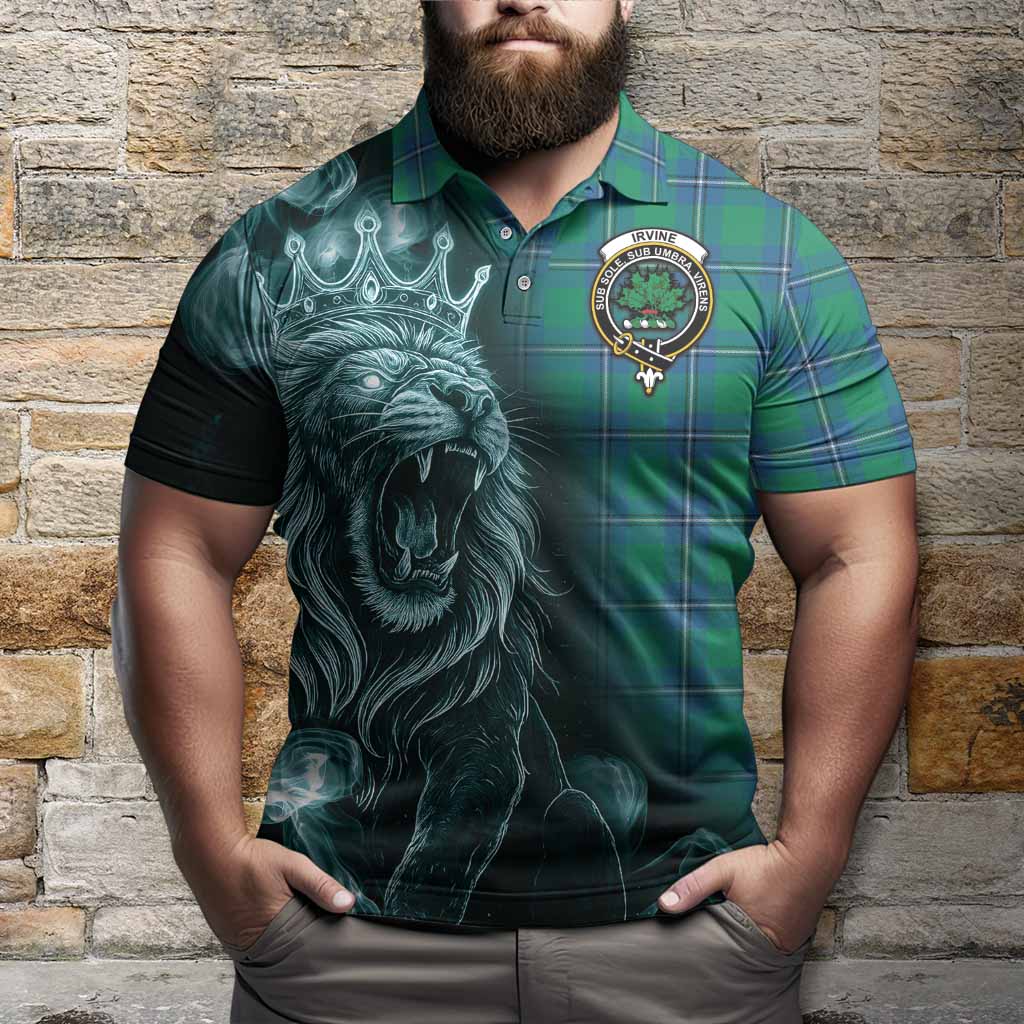Irvine Tartan Polo Shirt Roaring Lion Heritage