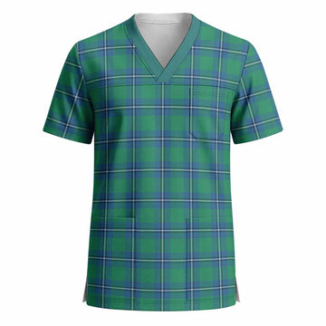 Irvine Tartan Scrub Top - Tartan Vibes Clothing
