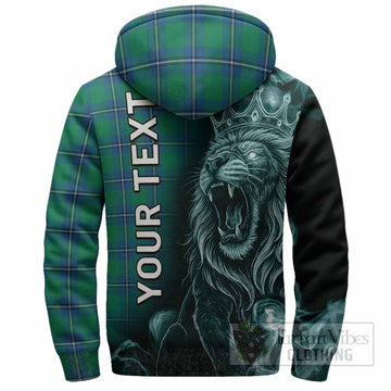 Irvine Tartan Sherpa Hoodie Roaring Lion Heritage