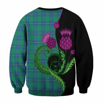 Irvine Tartan Sweatshirt Traditional Scottish Thistle