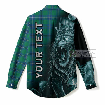 Irvine Tartan Women Casual Shirt Roaring Lion Heritage