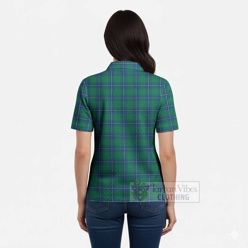 Irvine Tartan Women’s Polo Sweater Top
