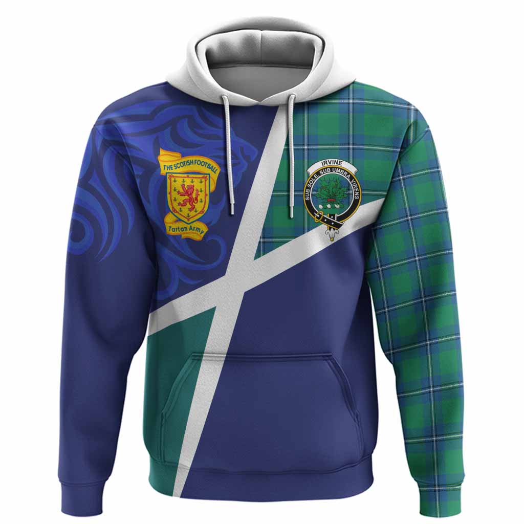 Irvine The Scottish Football Crest Hoodie Lion-Tartan Army