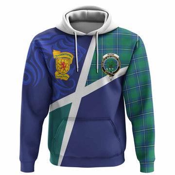 Irvine The Scottish Football Crest Hoodie Lion-Tartan Army