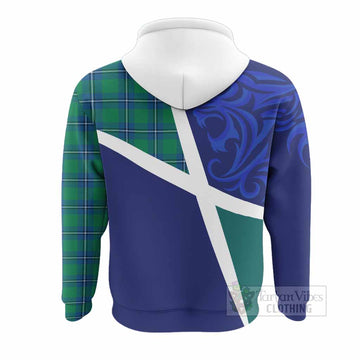 Irvine The Scottish Football Crest Hoodie Lion-Tartan Army