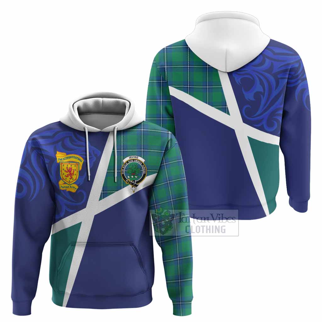 Irvine The Scottish Football Crest Hoodie Lion-Tartan Army