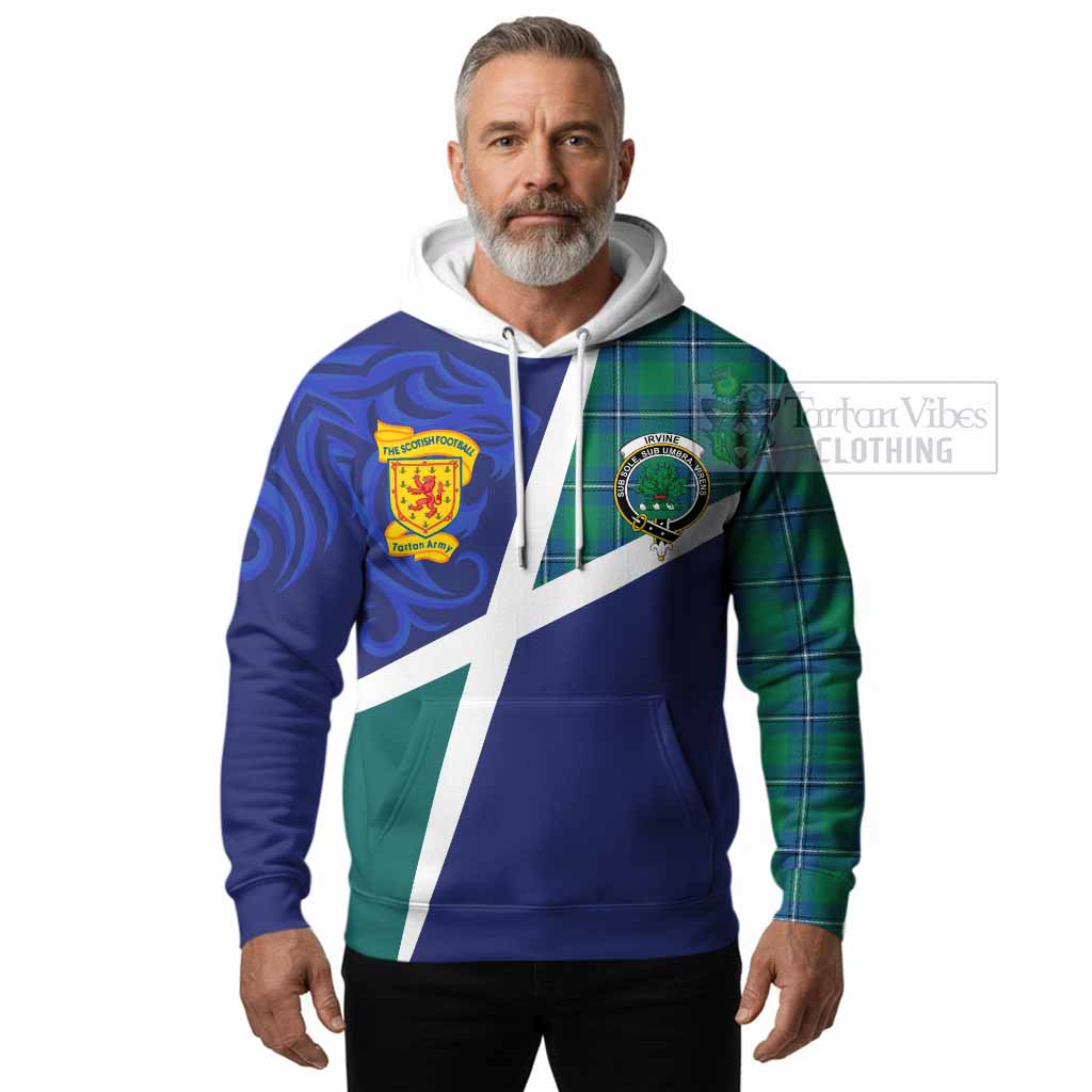 Irvine The Scottish Football Crest Hoodie Lion-Tartan Army