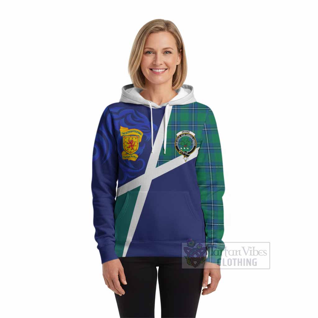 Irvine The Scottish Football Crest Hoodie Lion-Tartan Army