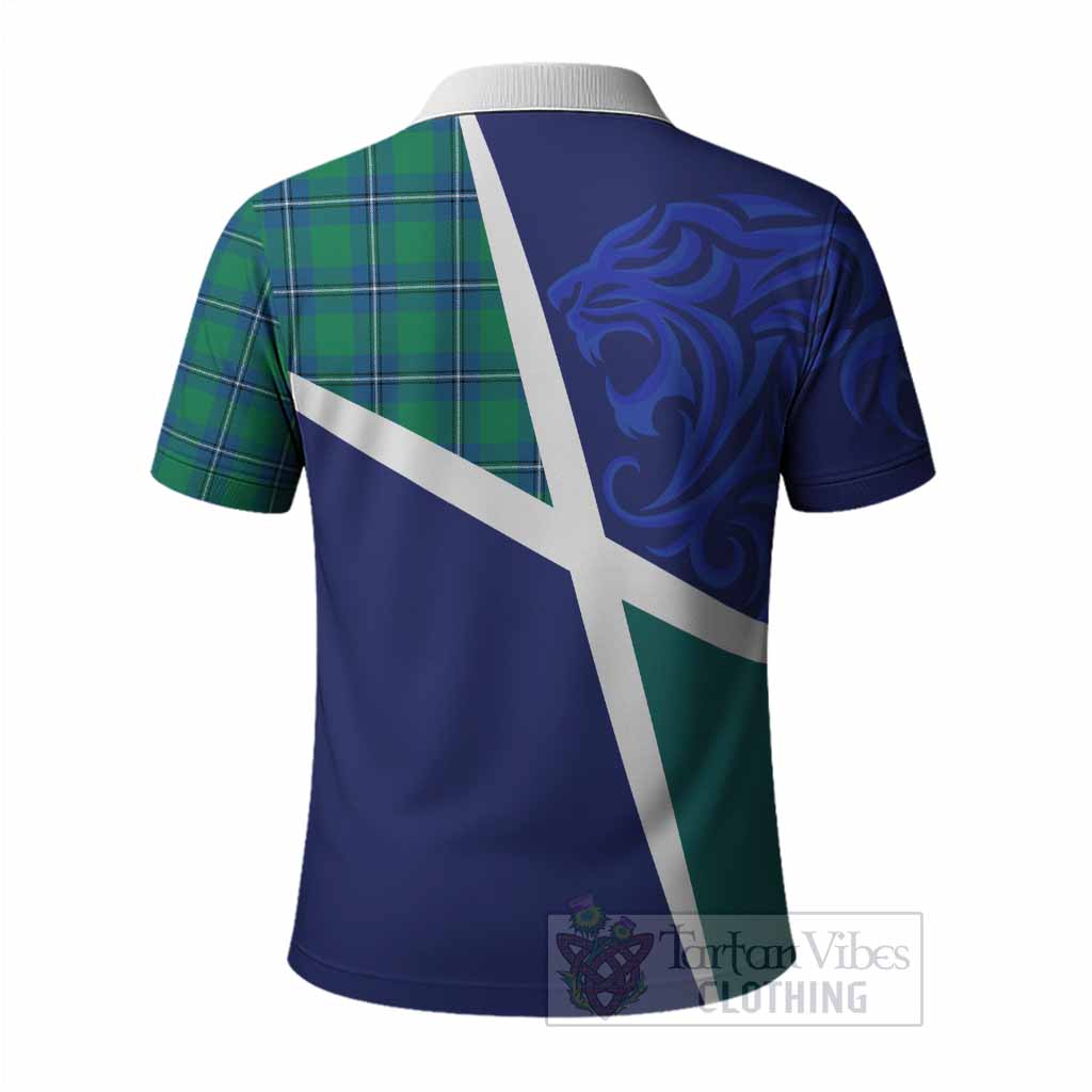 Irvine The Scottish Football Crest Polo Shirt Lion-Tartan Army