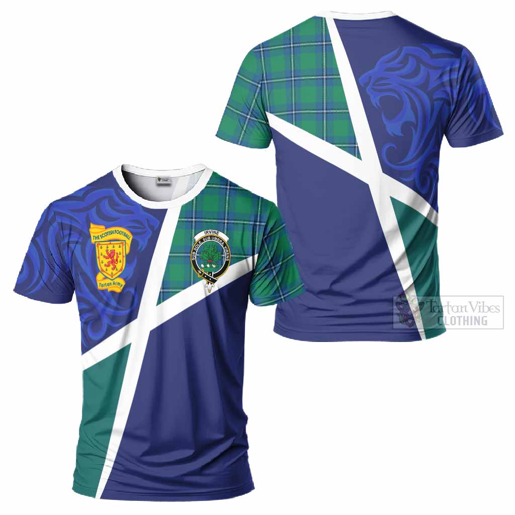 Irvine The Scottish Football Crest T-Shirt Lion-Tartan Army