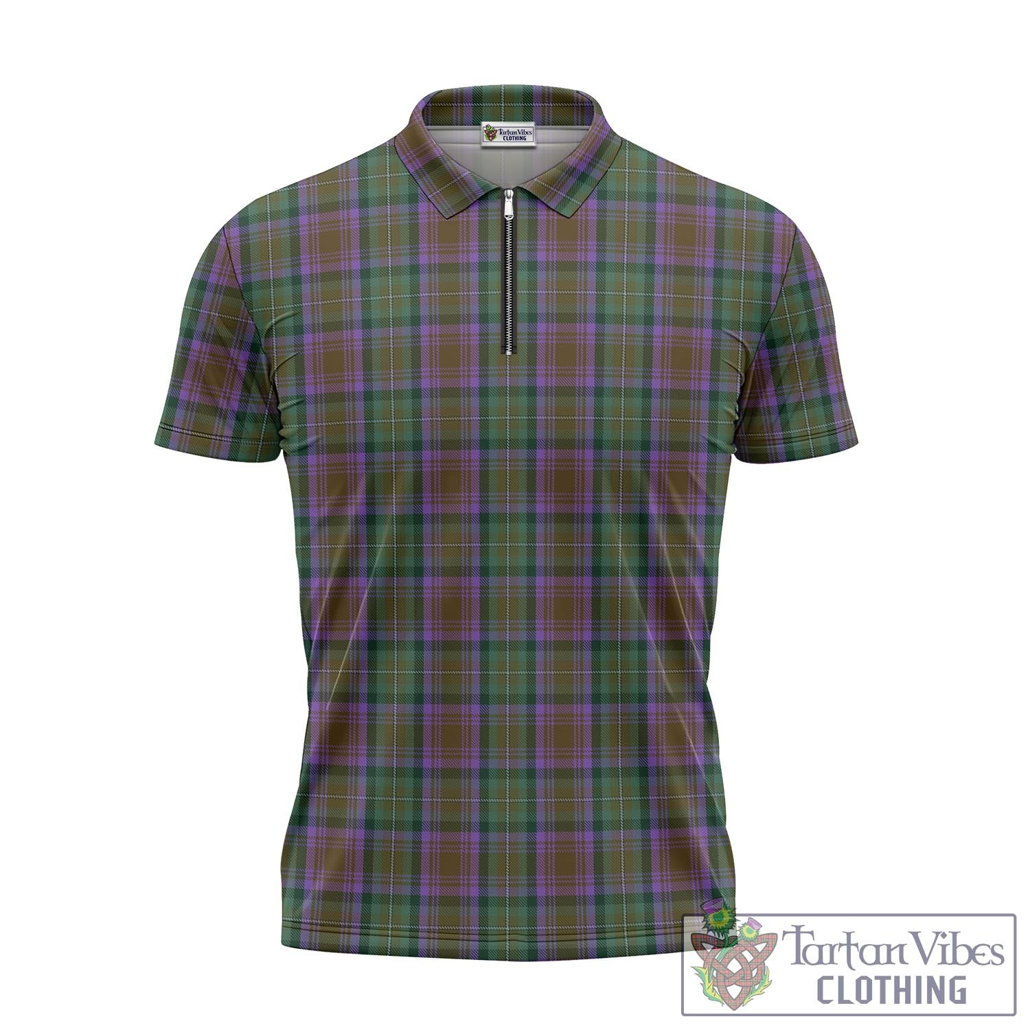 Isle of Skye Tartan Zipper Polo Shirt - Tartan Vibes Clothing